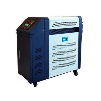 Mold heating and cooling unit